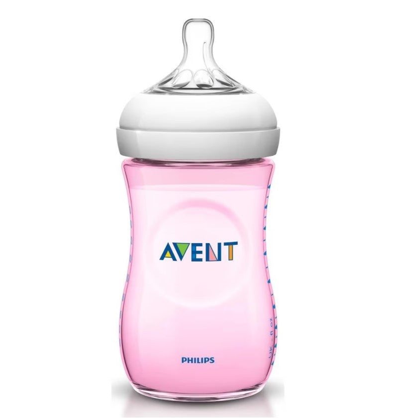 Avent Natural PP Biberon 260 ml - Pembe 8710103875970