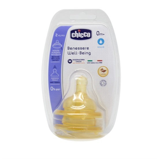 Chicco Biberon Emziği 0ay+2li Normal Akış Kauçuk 8058664058044