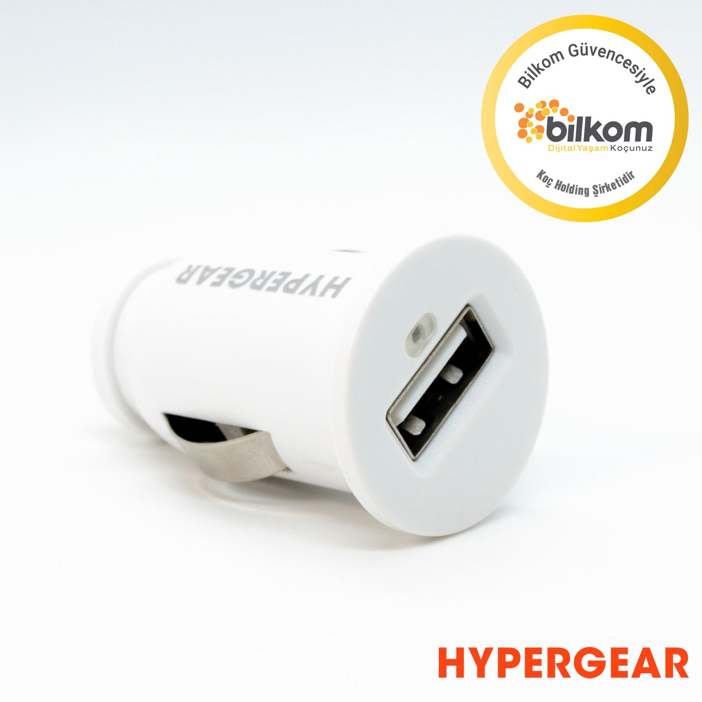 Hypergear 2.1A  2X Hızlı Araç Şarj Aleti Başlığı Beyaz HYPERGEAR2.1B