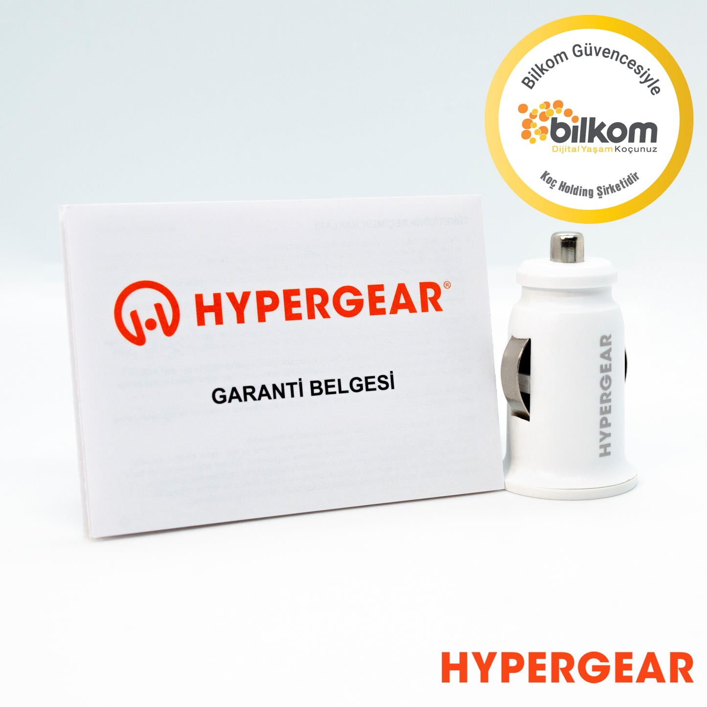 Hypergear 2.1A  2X Hızlı Araç Şarj Aleti Başlığı Beyaz HYPERGEAR2.1B