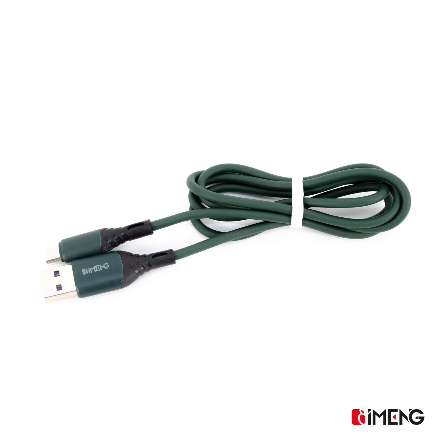 İmeng 6A 100W UsbA to Micro Data ve Hızlı Şarj Kablosu ML60 Yeşil IM-ML60Mic