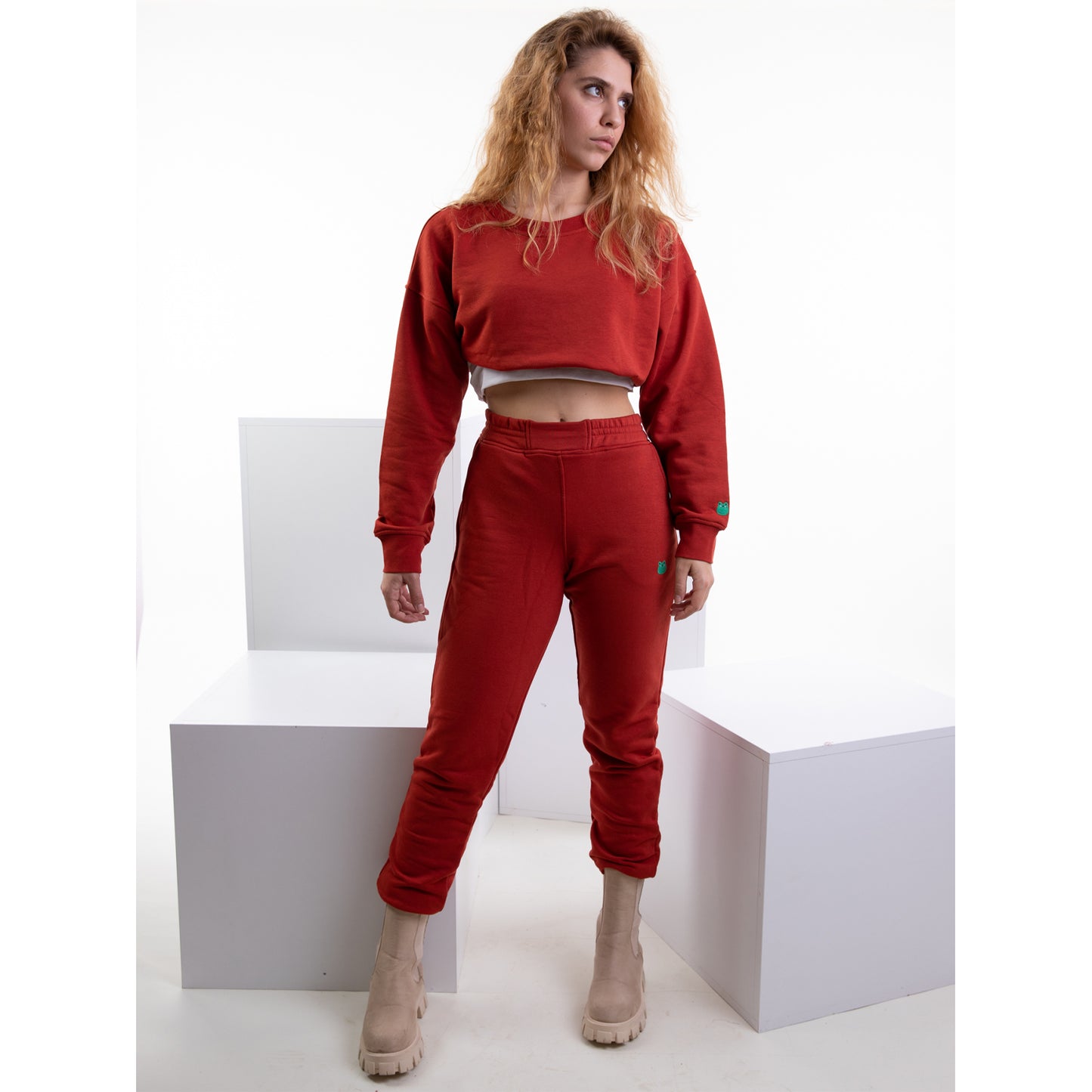 Luckyfrog SUGAR OVERSİZED CROP SWEAT  LCKYSUGAR-7