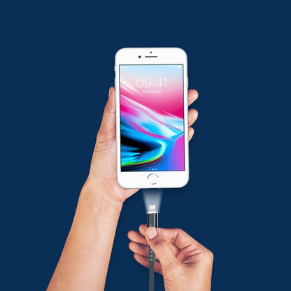 Polosmart PSM25 Apple Uyumlu Lightning Led Aydınlatmalı Şarj ve Data Kablosu 2.1A PoloPSM25