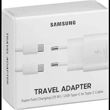 Samsung TA800X Fast Charging 25W Type-C Çıkışlı Kablolu Şarj Aleti Beyaz (Samsung Türkiye Garantili) HBV00000Y6QJ7