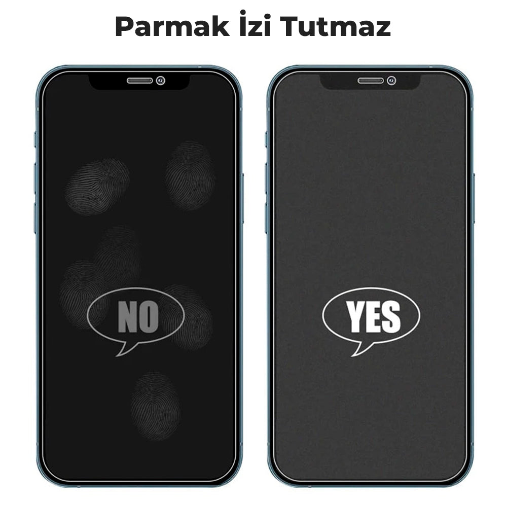 ScHitec İphone 12 HD Premium 9H Mat Seramik Ekran Koruyucu ScHitec12MS