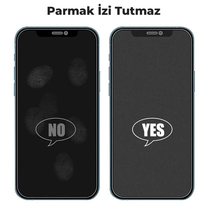 ScHitec İphone 6G Beyaz HD Premium 9H Mat Seramik Ekran Koruyucu ScHitec6GBeMS