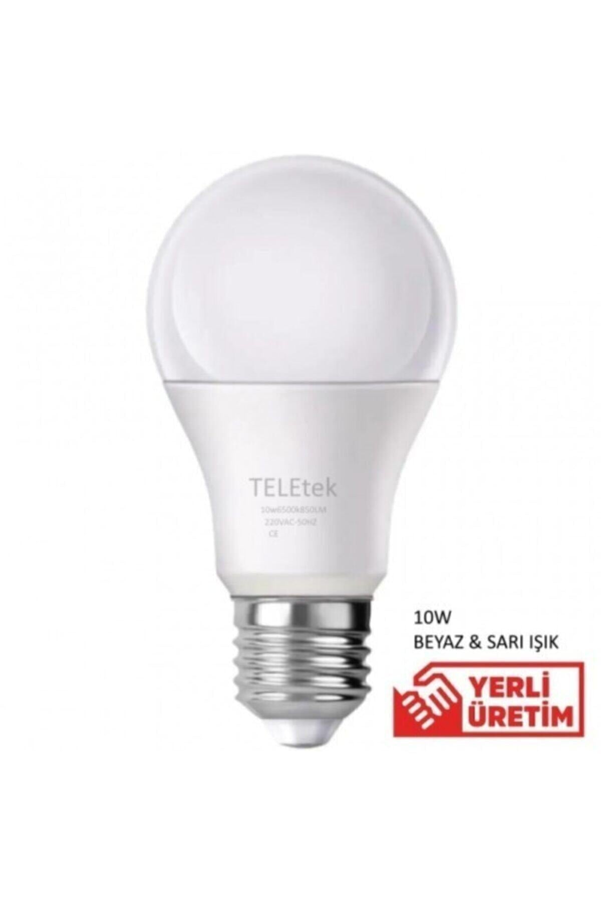 Teletek 10w Beyaz Işık Led Ampul MTE0001