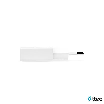 Ttec 2024 Smart Fast Charger 2.1A Apple Uyumlu Seyahat Şarj Aleti + Lightning USB Kablo Ttec2023SmartFC