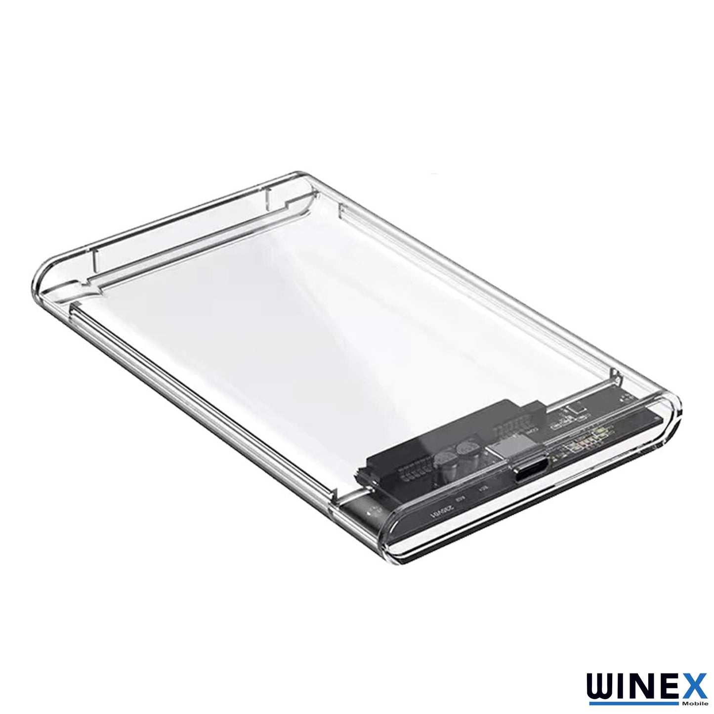 Winex 2.5İnç Type-C Sata USB3.0 HDD External Harddisk Kutusu Şeffaf WnxYk3196