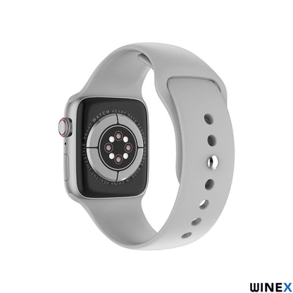 Winex 2023 Watch 7 Series FullSecreen NO1 Android İos Uyumlu Akıllı Saat Gümüş WinexDTNO1G