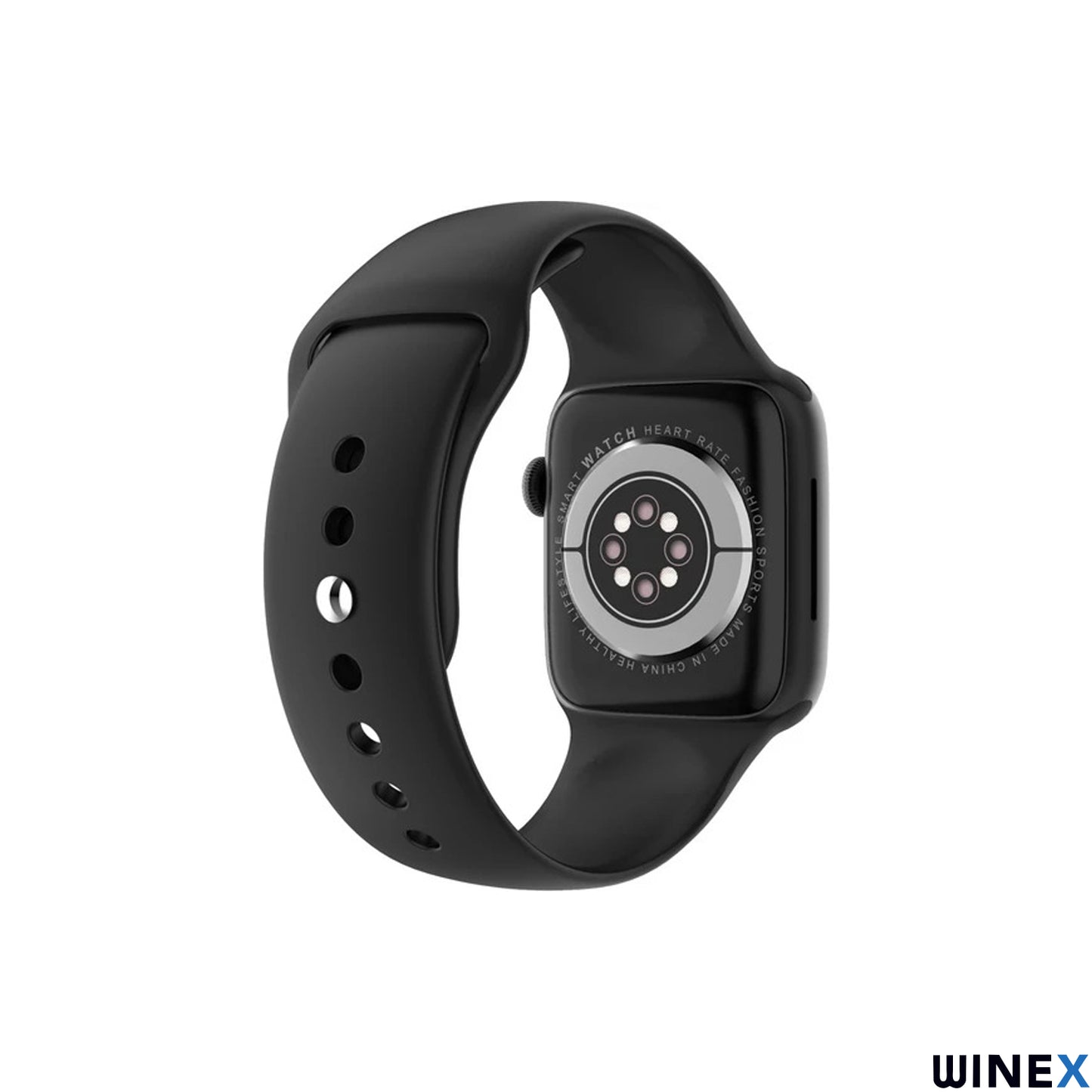 Winex 2023 Watch 7 Series FullSecreen NO1 Android İos Uyumlu Akıllı Saat Siyah WinexDTNO1S