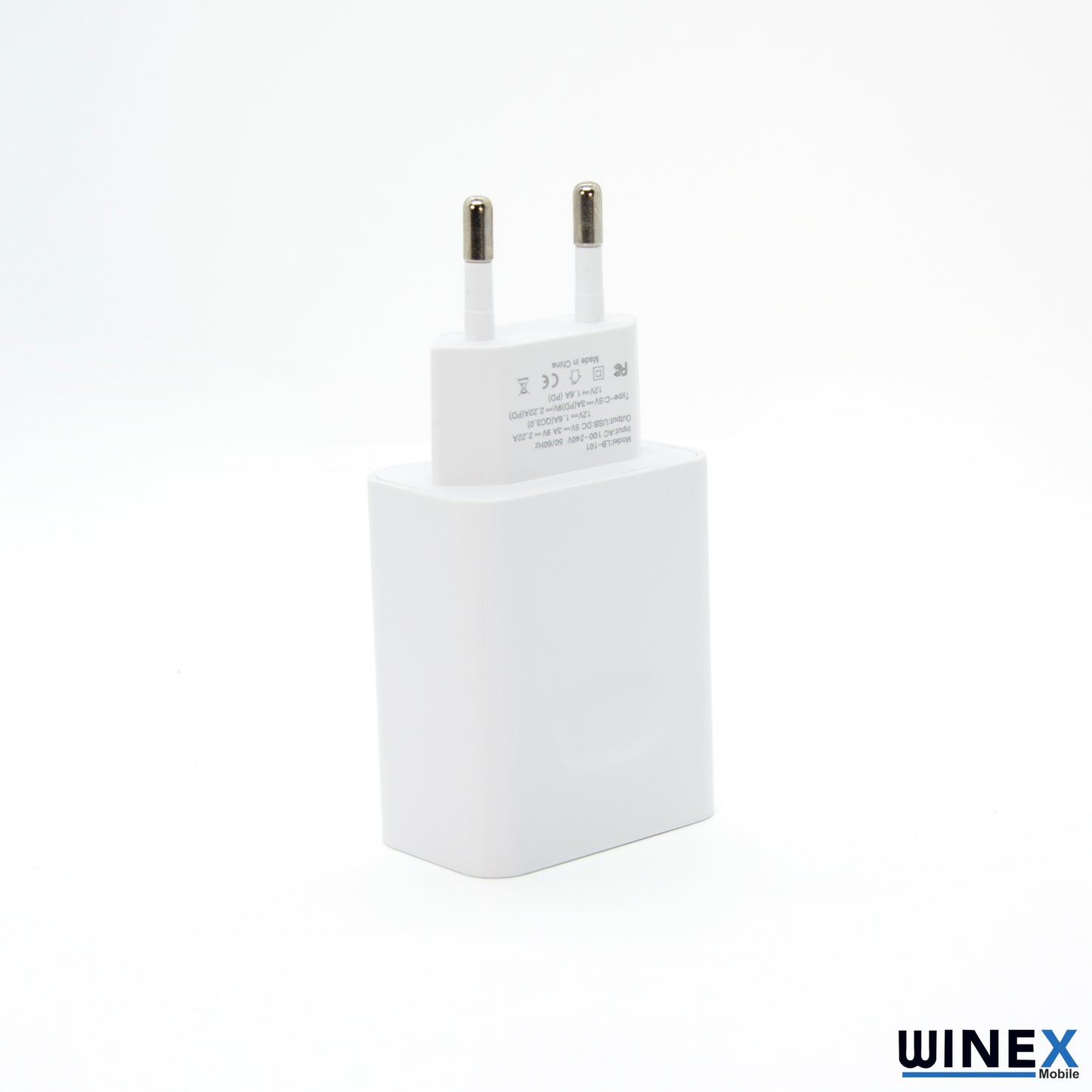 Winex 20W Type-C PD + UsbA Quick Charger 3.0 Ultra Hızlı Çift Çıkışlı Şarj Aleti Başlığı WnxP06