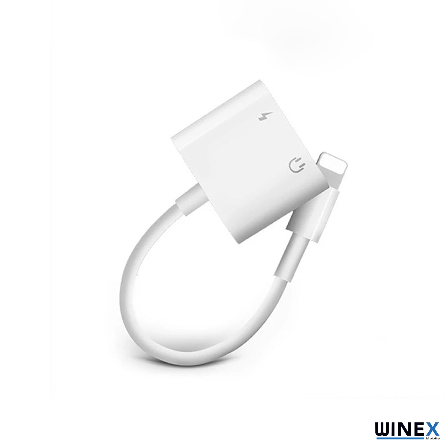 Winex 2in1 Lightning to 3.5mm+Lightning Şarj Adaptör Dönüştürücü WnxMH030