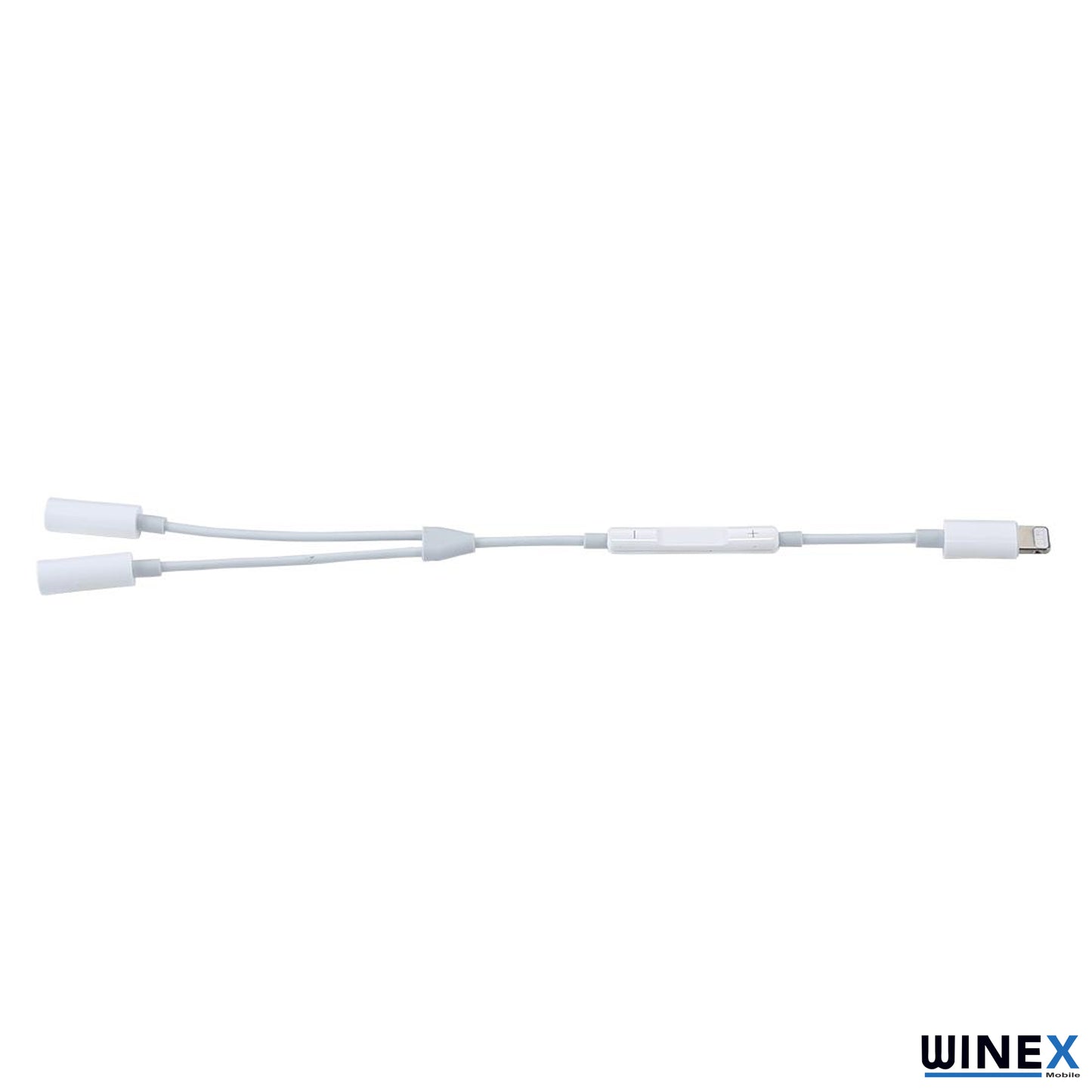 Winex 2in1 Lightning to Double 3.5mm Çıkışlı Jack Adaptör WnxMh26