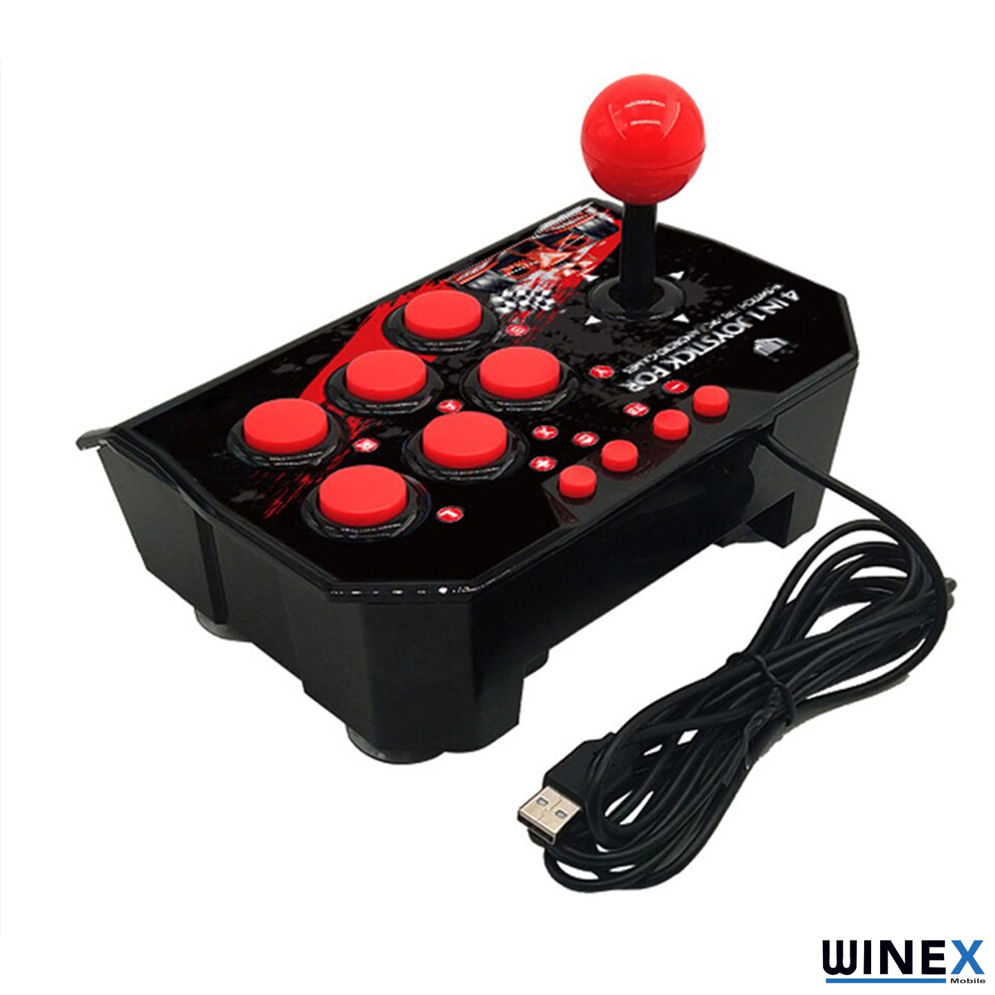 Winex 4in1 Joystick N-Switch/Ps3/Pc/Android Retro Oyun Konsolu Joystick Wnx4in1JystckNS-002