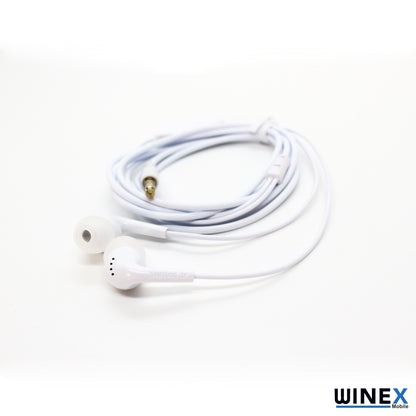 Winex 5840 Mikrofonlu Kablolu Kulakiçi 3.5mm Kulaklık Beyaz WK035840