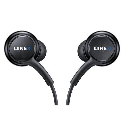 Winex AKG Type-C Mikrofonlu Kablolu Kulaklık Siyah WNXAKGS