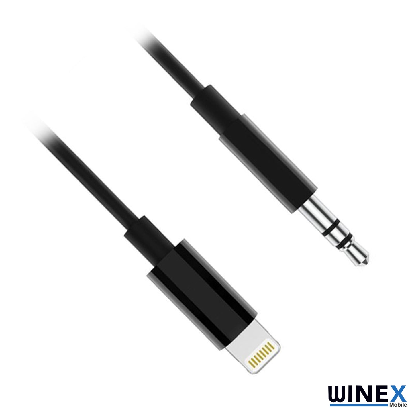 Winex AX37 Gfz Lightning to 3.5mm Aux Ses Kablosu Siyah WnxAx37