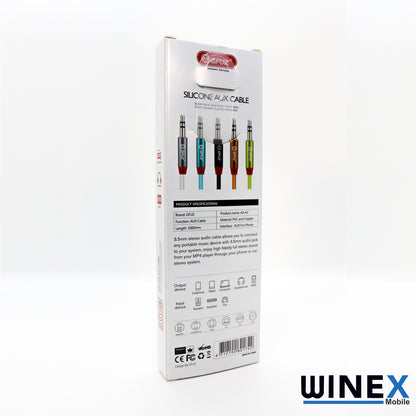 Winex AX42 Gfz 3.5mm Aux Kablo 1m Siyah WnxAX42S