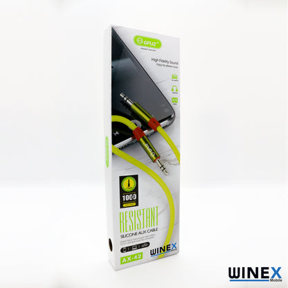 Winex AX42 Gfz 3.5mm Aux Kablo 1m Yeşil WnxAX42Y