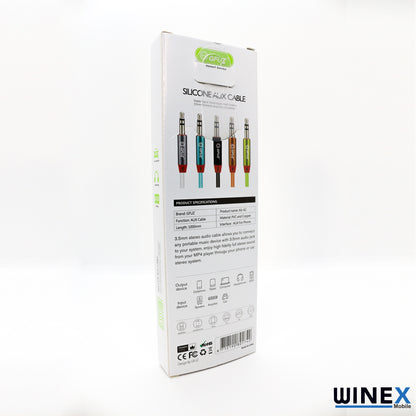 Winex AX42 Gfz 3.5mm Aux Kablo 1m Yeşil WnxAX42Y