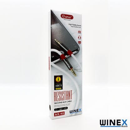 Winex AX42 Gfz 3.5mm Aux to Aux Kablo 1m Beyaz WnxAX42