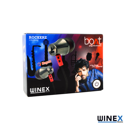 Winex Boat Rockerz İn Ear Headset 3.5mm Mikrofonlu Kulakiçi Kablolu Kulaklık WinexBoatRockerzİnEar