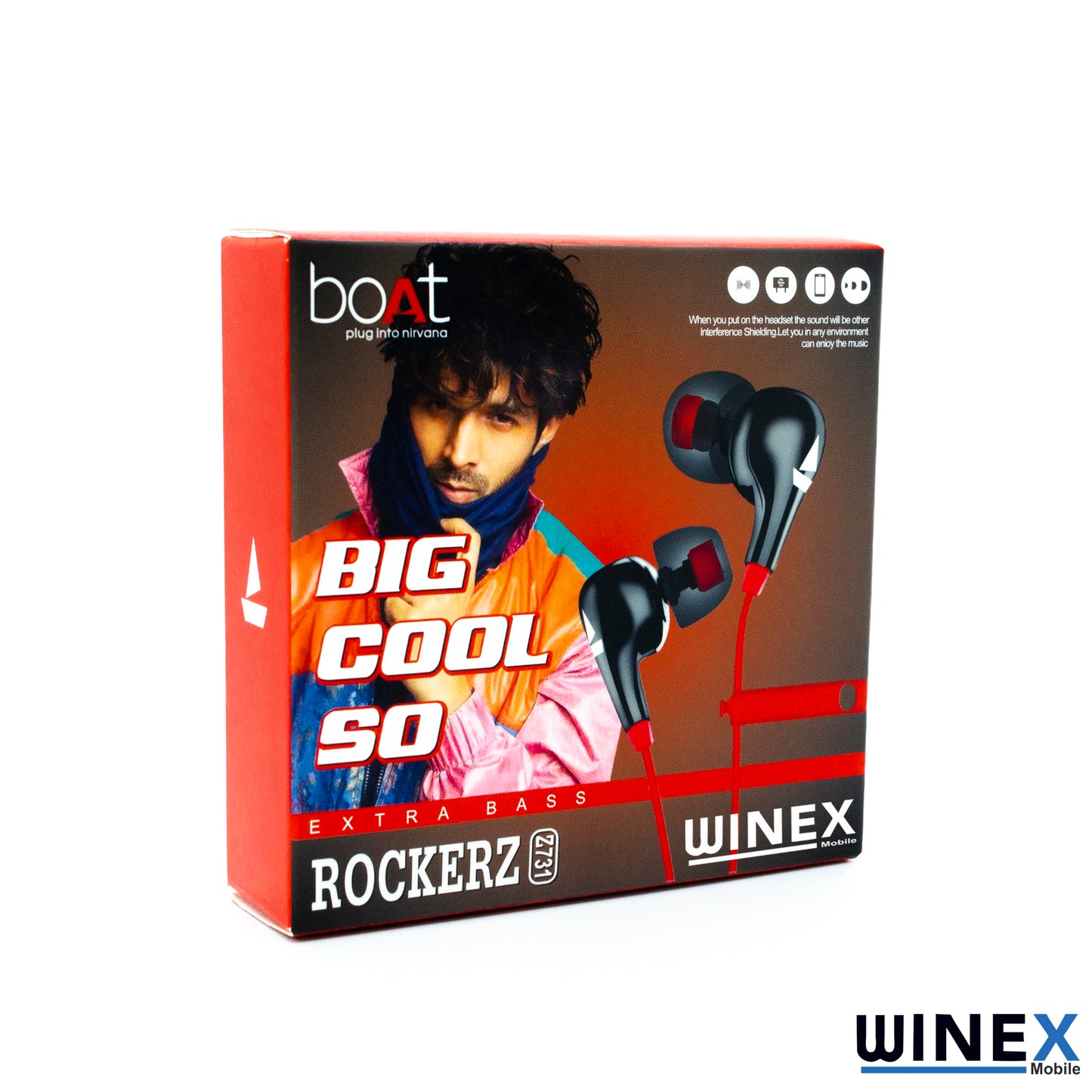 Winex Boat Rockerz Z731 3.5mm Mikrofonlu Kulakiçi Kablolu Kulaklık WinexBoatRockerzZ731