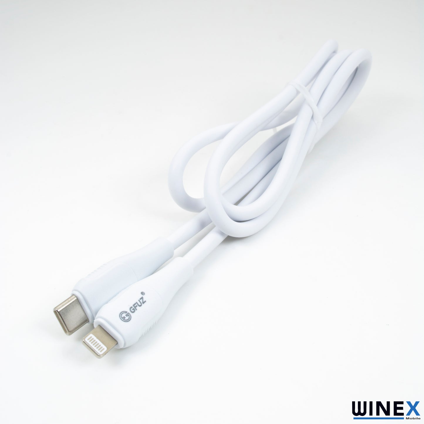 Winex CA119 3A PD20 Type-C to Lightning Data ve Hızlı Şarj Kablosu Beyaz WnxCa119