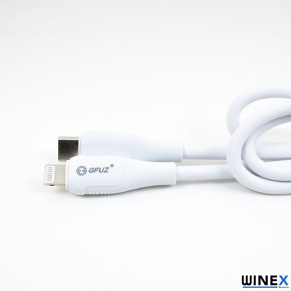 Winex CA119 3A PD20 Type-C to Lightning Data ve Hızlı Şarj Kablosu Beyaz WnxCa119