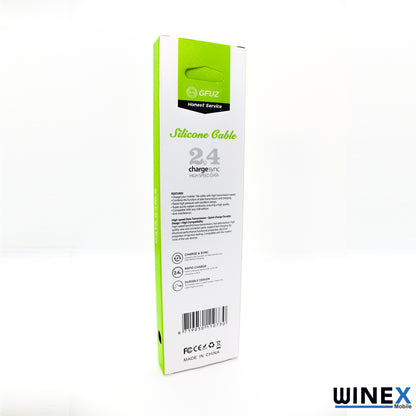 Winex CA30 USBA to Micro Hızlı Data ve Şarj Kablosu 2.4A Beyaz WnxCA-30MB