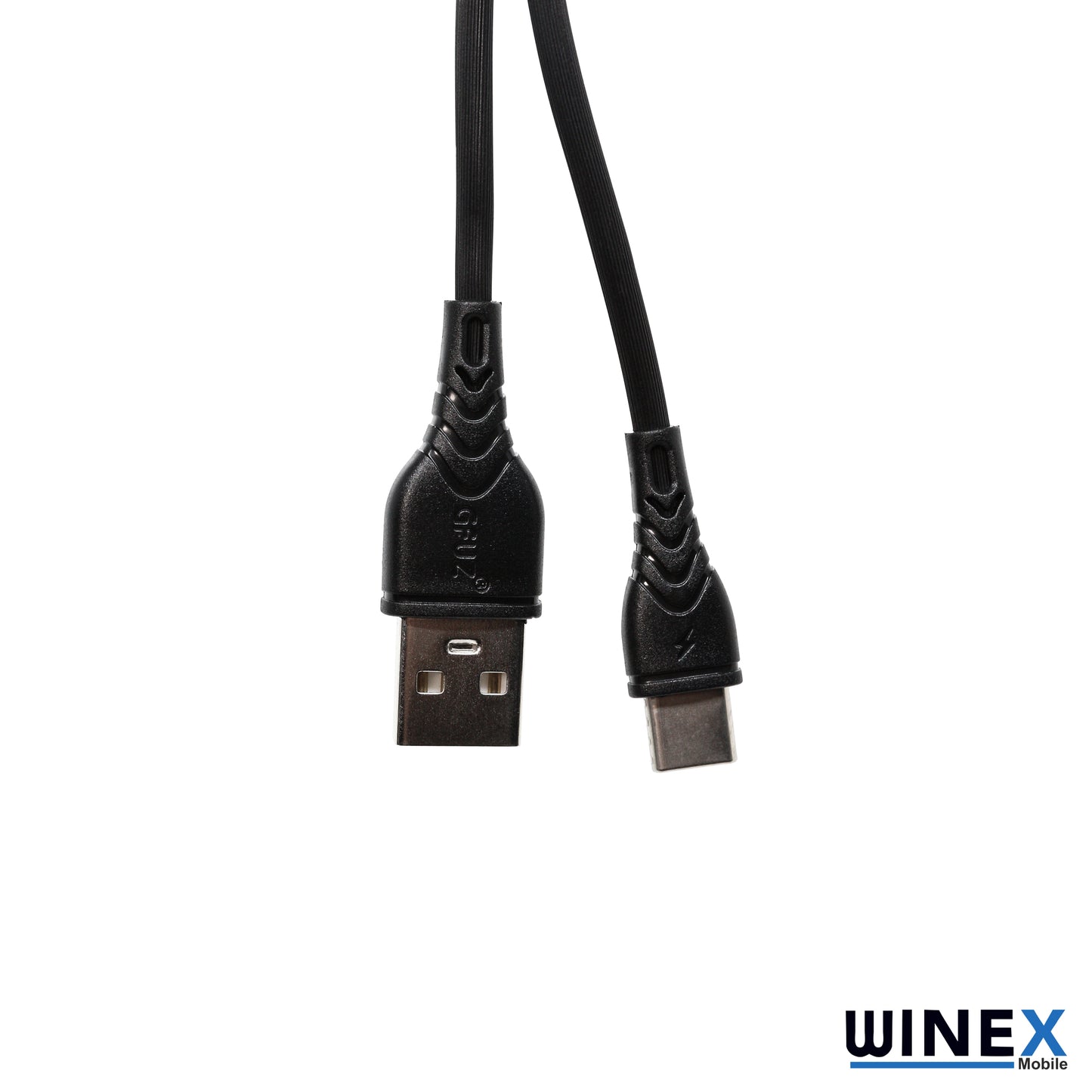 Winex CA60 USBA to Type-C Hızlı Data ve Şarj Kablosu 3A Siyah WnxCA-60TS