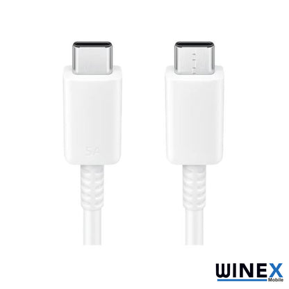 Winex DG970 Type-C to Type-C 25W Data ve Şarj Kablosu 1m Kutulu Beyaz WnxDG970BBEB