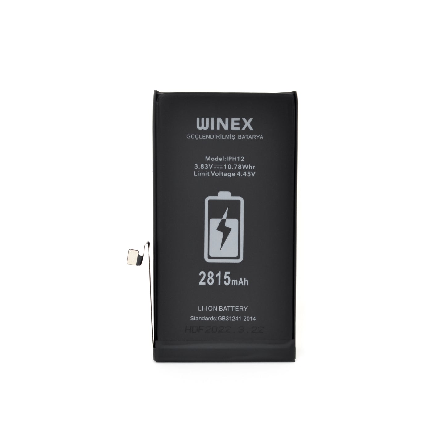 Winex İphone 12 Güçlendirilmiş Premium Batarya Wnxİph12