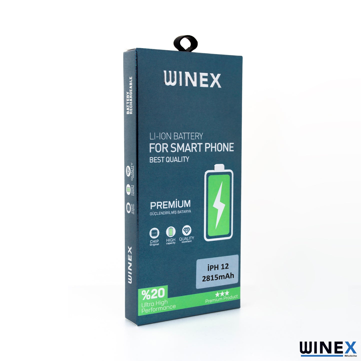 Winex İphone 12 Güçlendirilmiş Premium Batarya Wnxİph12