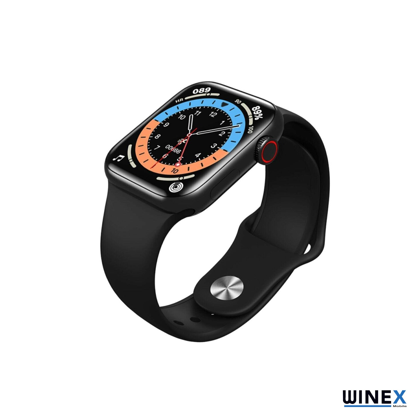 Winex Watch 7 Android İos Uyumlu Akıllı Saat Siyah WnxWatch7S