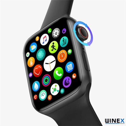 Winex Watch 7 Android İos Uyumlu Akıllı Saat Siyah WnxWatch7S