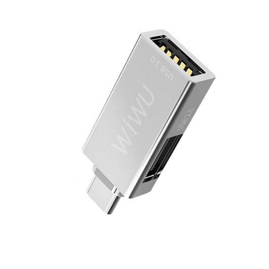 Winex Wiwu T02 USB Type-C Hub Çevirici ve Çoklayıcı Hub Gri WnxT02