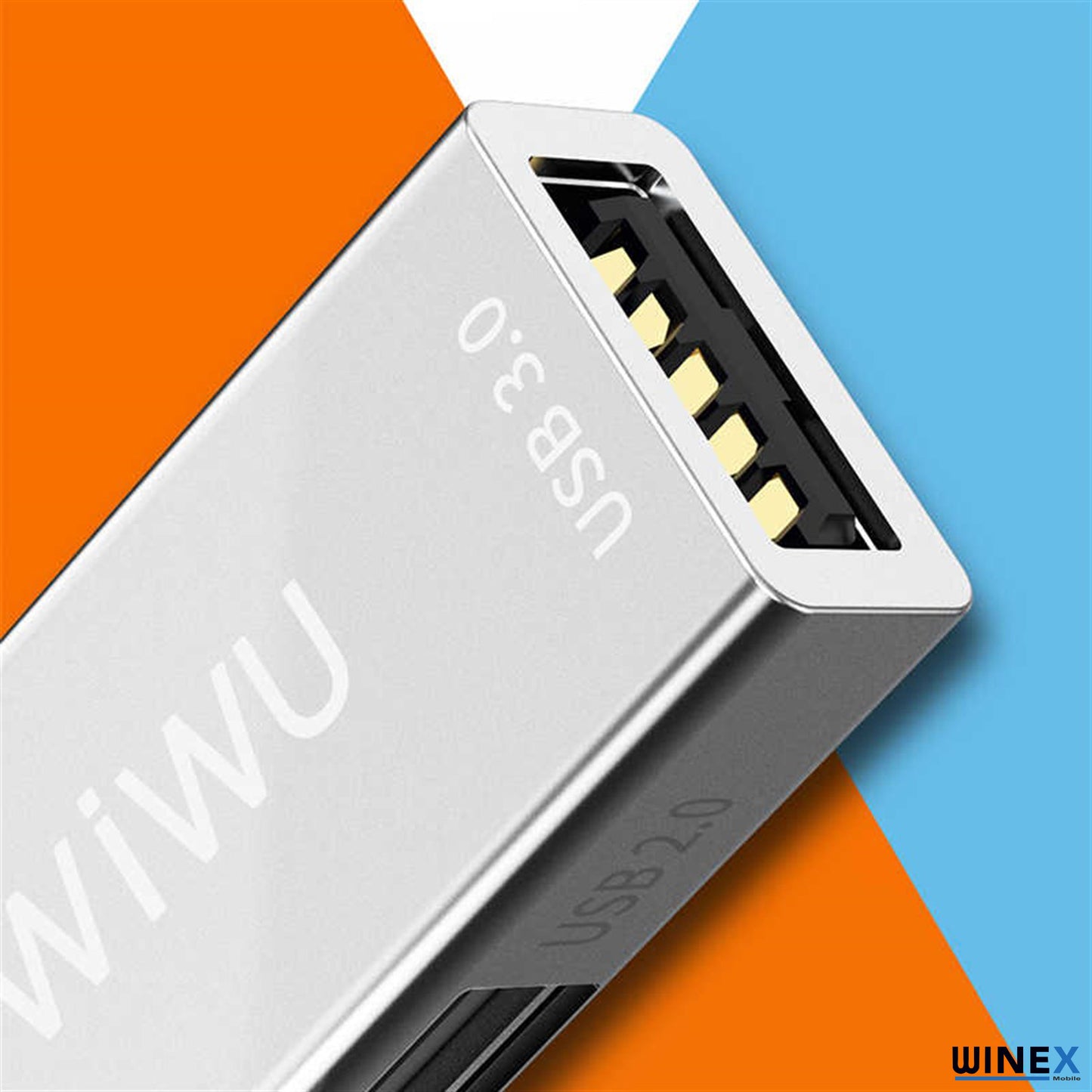 Winex Wiwu T02 USB Type-C Hub Çevirici ve Çoklayıcı Hub Gri WnxT02