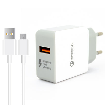 Winex X66 UsbA Quick Charger 3.0 UsbA to Micro Kablolu Hızlı Şarj Aleti Set WnxYkX66